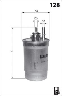ELG5438 Mecafilter filtro combustible