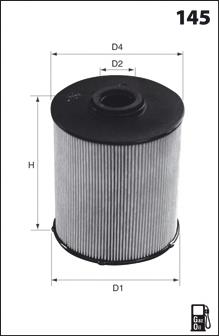 ELG5408 Mecafilter filtro combustible