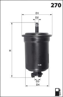 Filtro combustible ELE3586 Mecafilter