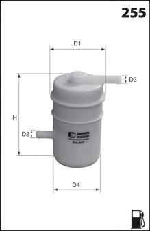ELE6037 Mecafilter Filtro de gasolina