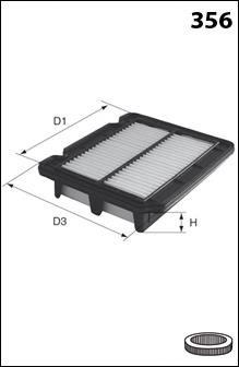 ELP9200 Mecafilter Filtro de aire de motor