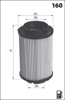ELG5546 Mecafilter filtro de combustible