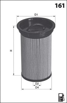 ELG5295 Mecafilter filtro combustible