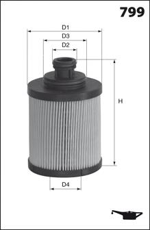 ELH4351 Mecafilter filtro de aceite