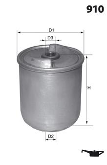 EHC8501 Mecafilter filtro de aceite