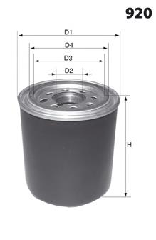 ELD8106 Mecafilter filtro del secador de aire (separador de agua y aceite (CAMIÓN))
