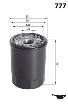 ELH4226 Mecafilter filtro de aceite