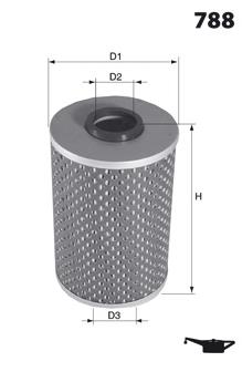 ELH4706 Mecafilter filtro hidráulico