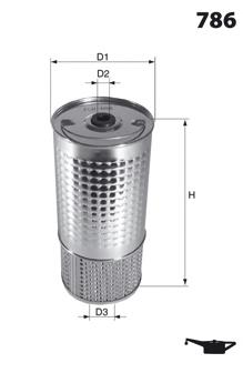 ELH4252 Mecafilter filtro de aceite