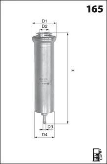 ELG5421 Mecafilter filtro combustible
