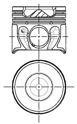 Pistón completo para 1 cilindro, STD 8714080010 Nural