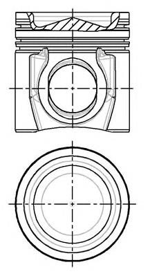  87-123200-00 Nural pistón completo para 1 cilindro, std