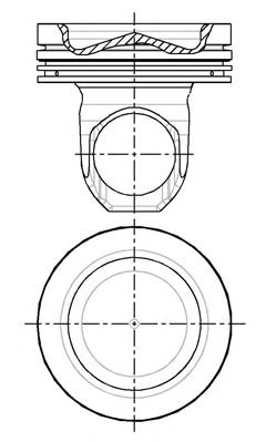 87-123200-10 Nural pistón completo para 1 cilindro, std