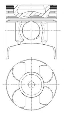 87-307600-40 Nural pistón completo para 1 cilindro, std