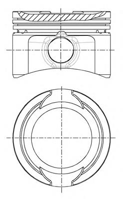 87-142300-00 Nural pistón completo para 1 cilindro, std