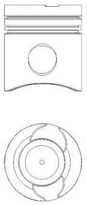 Pistón completo para 1 cilindro, STD 8728310000 Nural