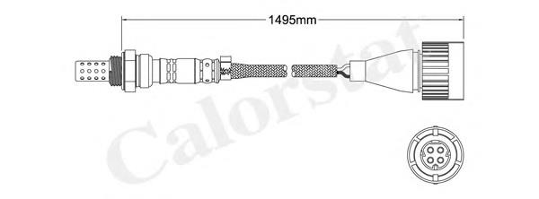 Sonda Lambda Sensor De Oxigeno Para Catalizador 258005732 Bosch