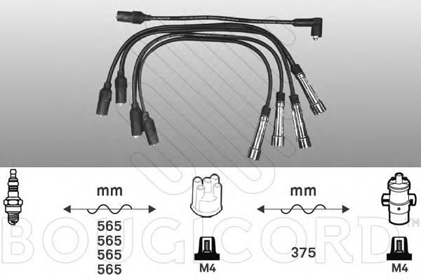 Cables de bujías para Volkswagen Passat 3A2, 351, 312