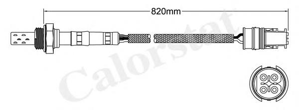 LS140062 Vernet sonda lambda sensor de oxigeno para catalizador