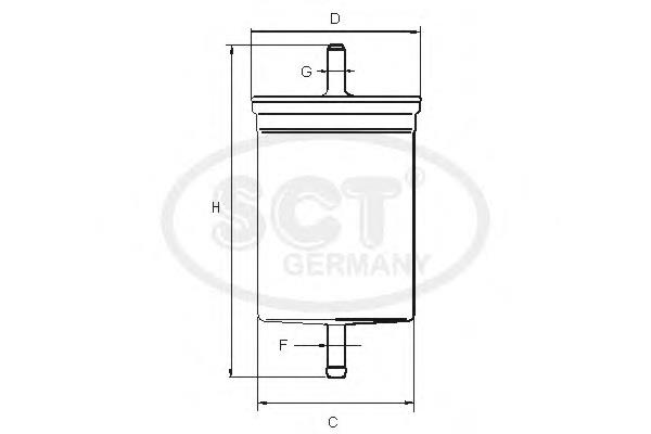 Comprar ST393 SCT Filtro diesel