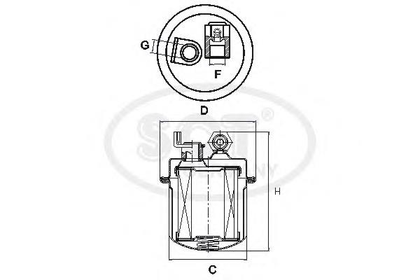 Comprar ST359 SCT Filtro diesel