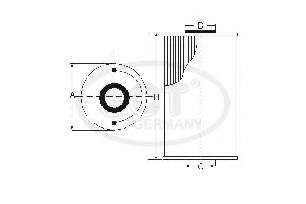 Comprar ST706 SCT Filtro diesel