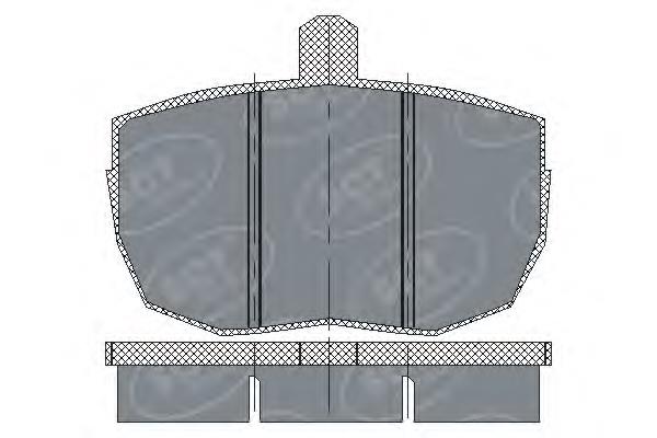 SP121 SCT pastillas de freno delanteras