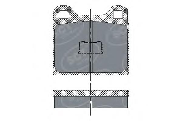SP 127 SCT pastillas de freno delanteras