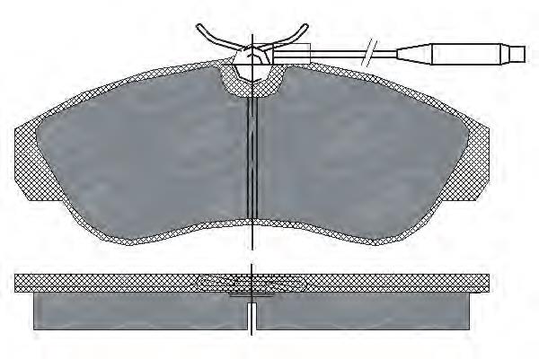 SP183 SCT pastillas de freno delanteras