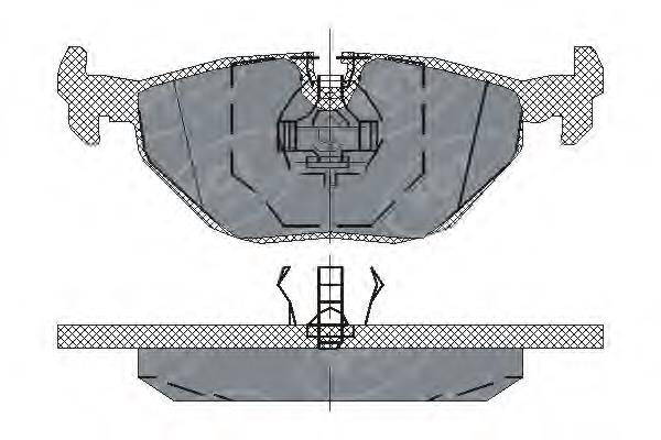SP170 SCT pastillas de freno traseras