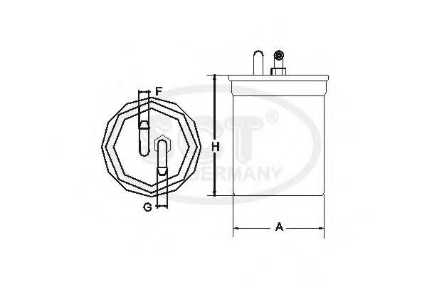 Filtro combustible SCT ST303 precio, desde 15,85 EUR
