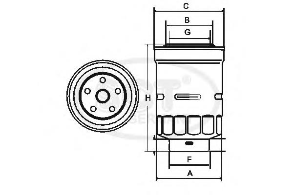 Comprar ST306 SCT Filtro diesel