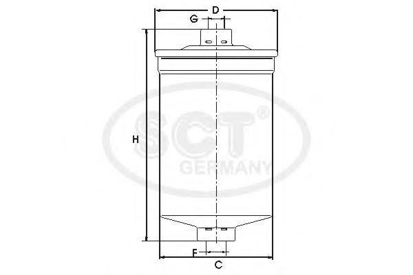 Filtro de gasoil SCT ST315