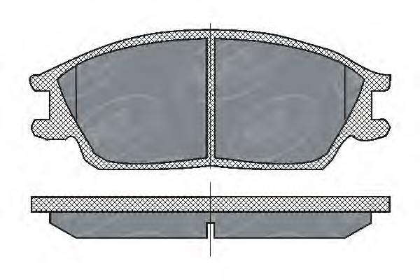 Pastillas de freno delanteras SP207 SCT