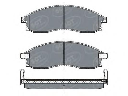 SP 263 SCT pastillas de freno delanteras