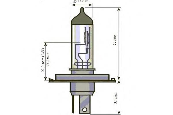 Bombilla halógena 202167 SCT