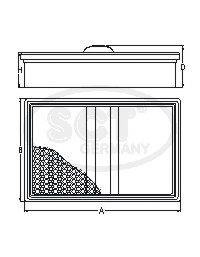 Filtro aire SCT SB533