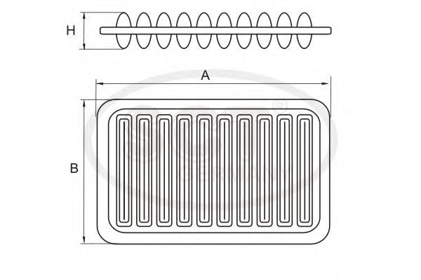 Filtro aire SCT SB3250