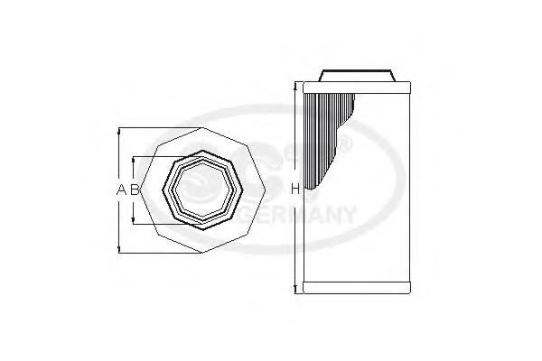 Filtro aire SCT SB2112