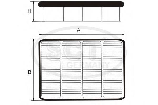 Filtro aire SCT SB2107