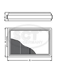 El filtro de aire SCT SB260 precio, desde 11,93 EUR