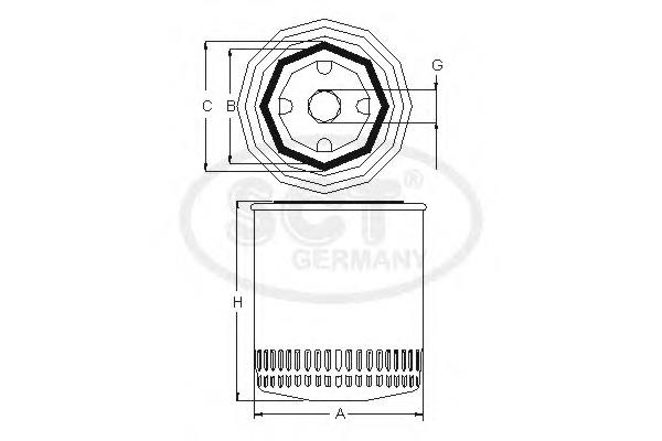 Filtro de aceite SCT SM136 precio, desde 4,33 EUR