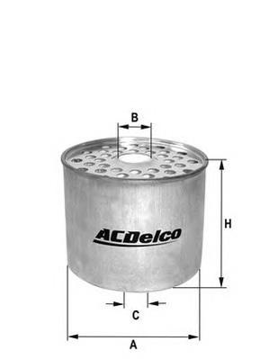 ACD8037E AC Delco filtro combustible