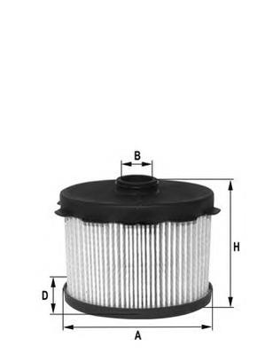 ACD8073E AC Delco filtro combustible