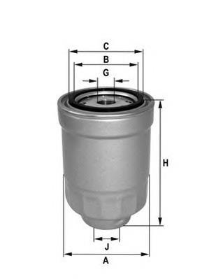 XD9033E AC Delco filtro combustible