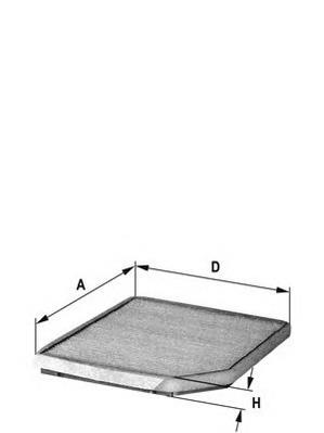 PU1058E AC Delco filtro de habitáculo