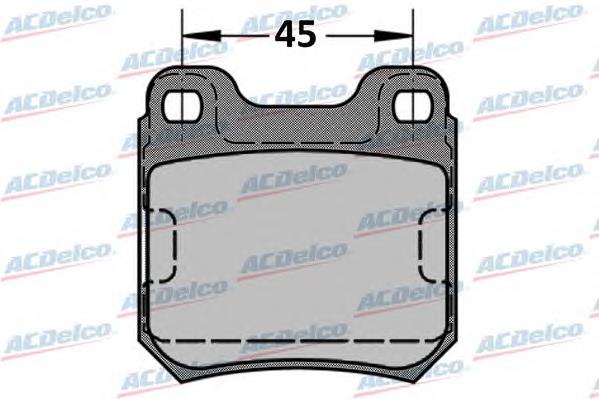 AC468781D AC Delco pastillas de freno traseras