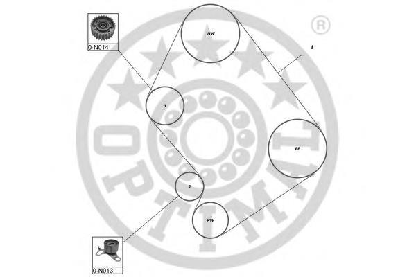 SK1522 Optimal kit correa de distribución