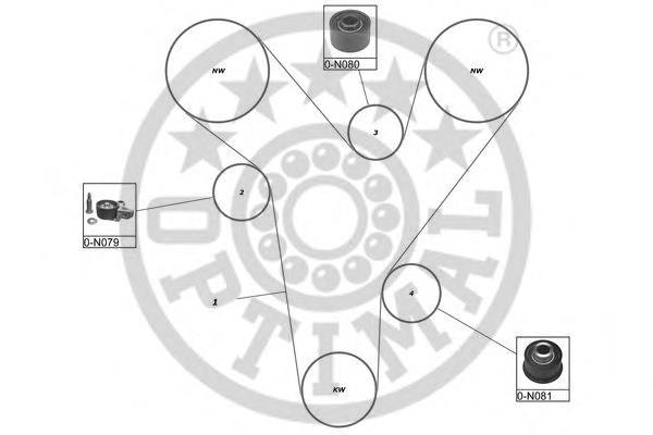 SK1457 Optimal kit correa de distribución