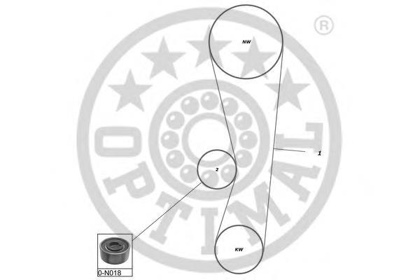 SK-1248 Optimal kit correa de distribución